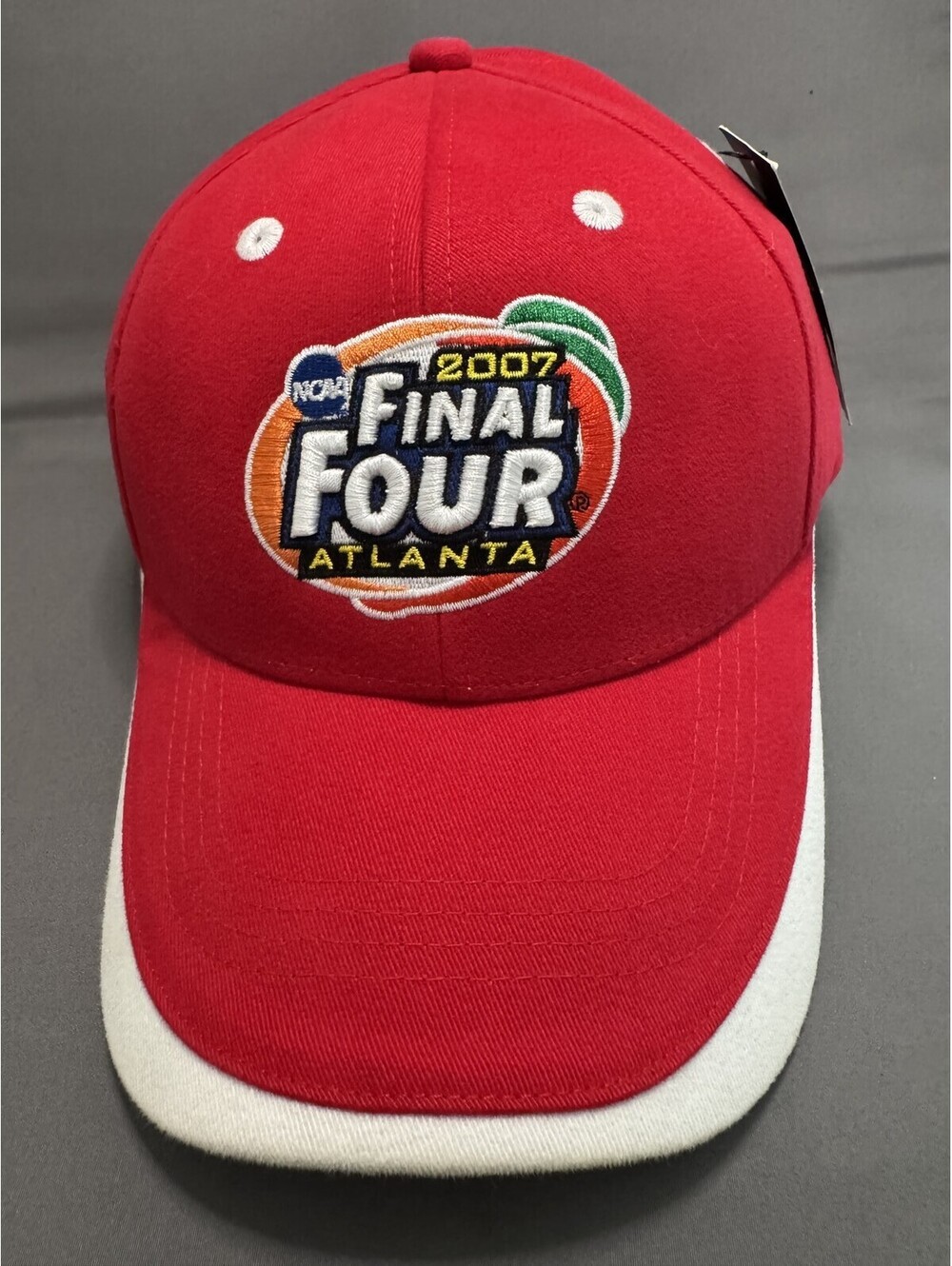 NCAA Men's 2007 Final Four Atlanta Red White Baseball Cap Hat Gear For Sports